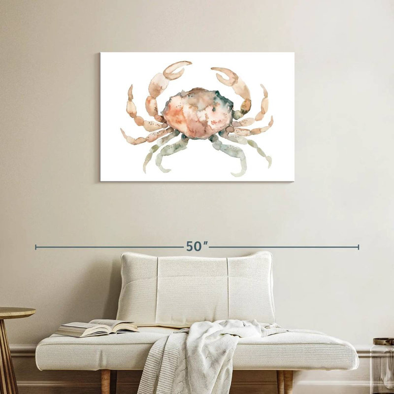Brampt White Crab, 24" H x 36" W