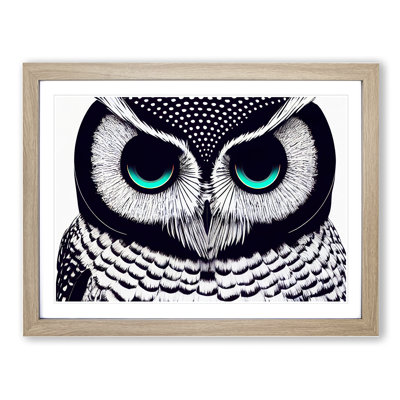 Illuminated Owl - Single Picture Frame Print