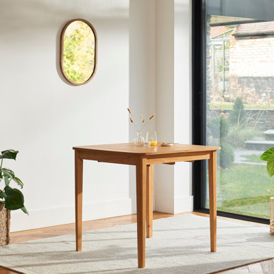 Extendable Solid Wood Base Dining Table