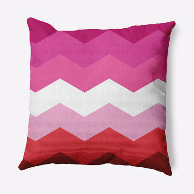 Coussin décoratif à chevrons