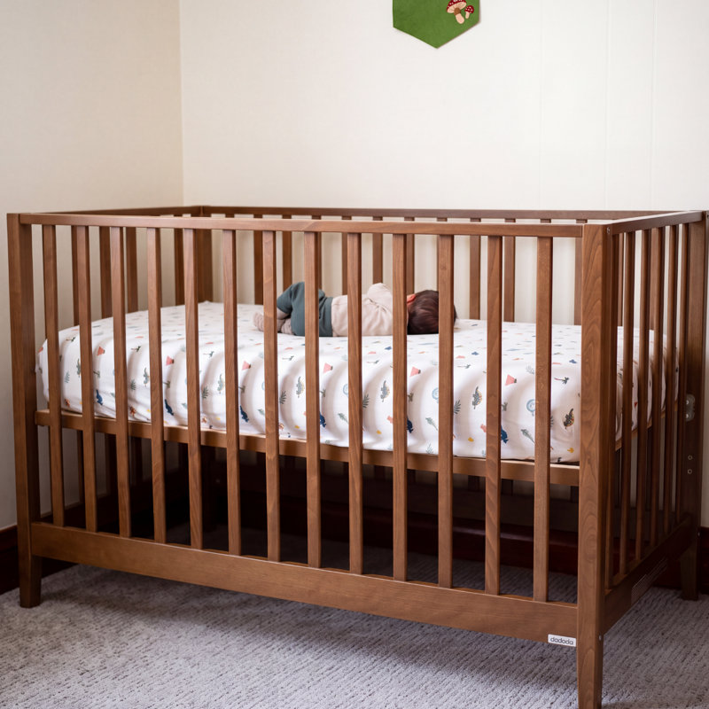 Lala 3-in-1 Convertible Crib, Walnut