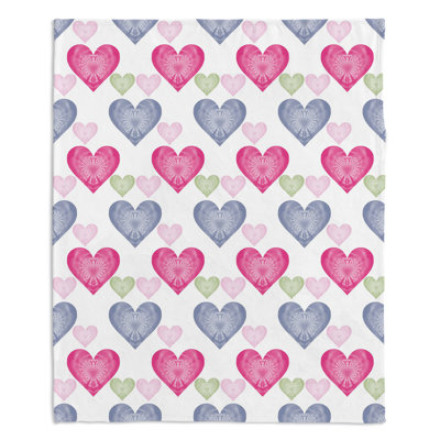  Jeté Hearts in Row