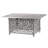 Justina Rectangle Aluminum Propane Smokeless Fire Pit Table with Hidden Fuel Tank-844087694
