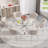 47in Glass Top Pedestal Dining Set-688816904-688816907-687024210