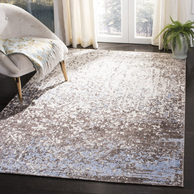 Barker Ridge Hand Tufted Viscose Abstract Rug