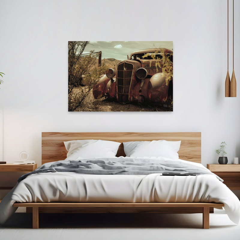 Impression d'art mural paysage naturel abstrait, 40" H x 60" W