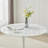 Mid-Century Dining Set With Round Pedestal Dining Table With Metal Base And Swivel Upholstered Barrel Back Dining Chairs For Kitchen/Dining Room-1948174358-1948174345