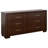 Chandara 5-piece Queen LED Bedroom Set Cappuccino-99302399-99302402