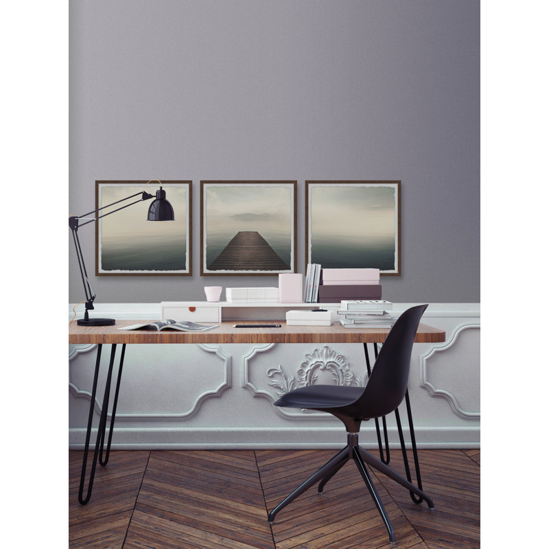 Encline No Turning Back by Marmont Hill - 3 Piece Single Picture Frame Print, 45cm H x 45cm W x 3.81cm D