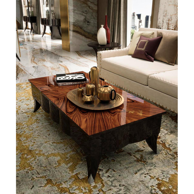 Table basse à 4 pieds et 1 table