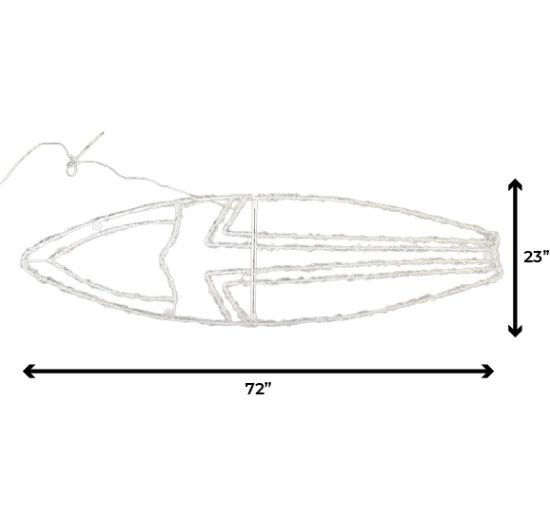 2D Surf Board: Shark Fin