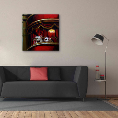 «Die Fledermaus» par Lucia Heffernan, reproduction sur toile tendue