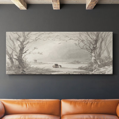 Série paysage - CCXCII - Toile tendue avec châssis - Prêt à accrocher