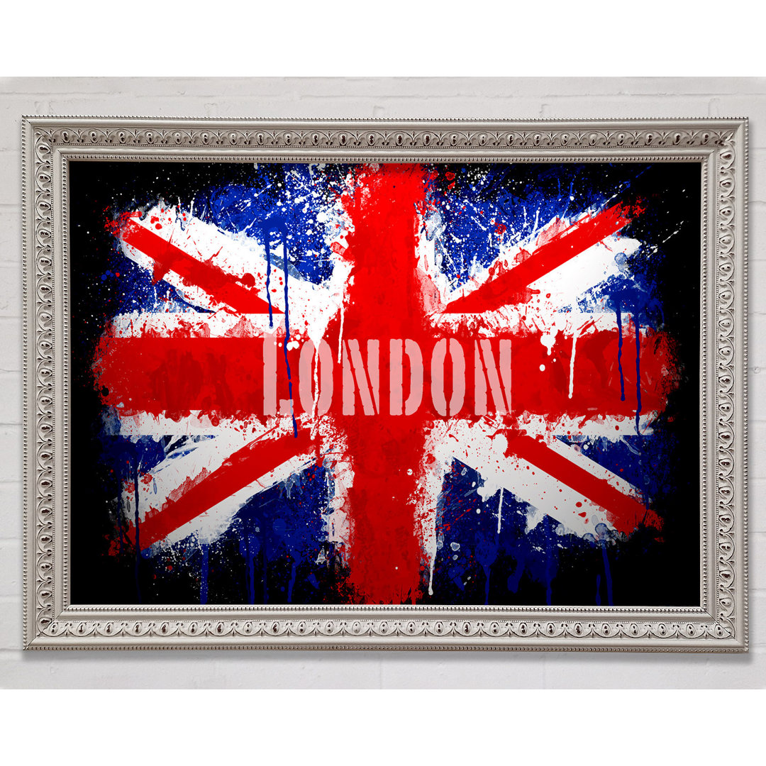 London Uk Flagge - Druck