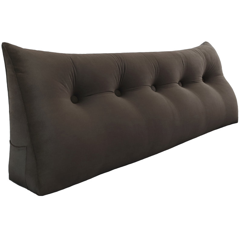 Triangle Reading Pillow, Cocoa Hazelnut, 50cm H x 160cm W