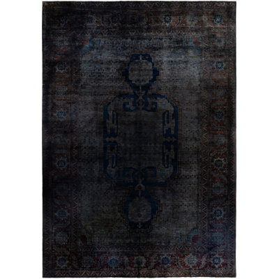 Overdyed One-of-a-Kind 11' 9" x 16' 10" Hand Knotted Area Rug