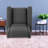 Durable Fabric Recliner, Charcoal Upholstery, Modern Style For Home Comfort