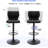Adjustable Bar Stools Set Of 2, Modern Pu Leather Swivel Barstools With Back, Armless Airlift Counter Height Bar Chairs-1679665611