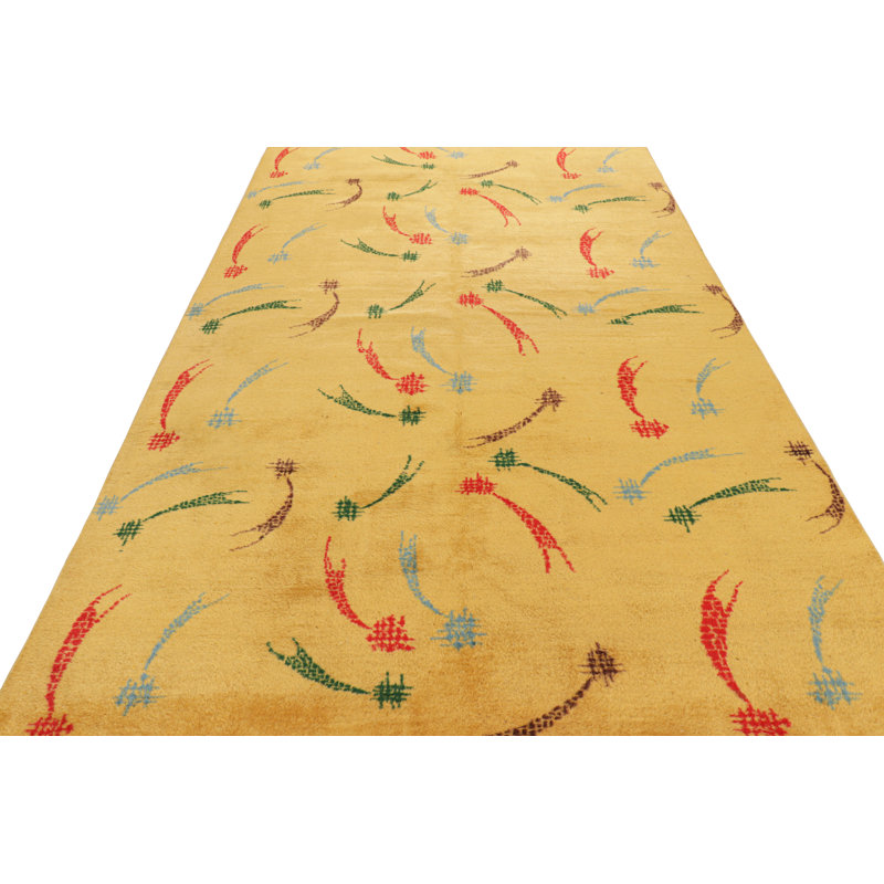 One-of-a-Kind 6’7”x10’ Hand Knotted Area Rug