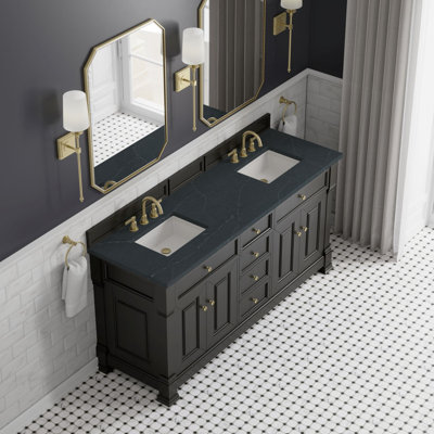 Brookfield 72'' Double Bathroom Vanity with Top