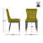 Velvet Upholstered Parsons Chair-1363855931