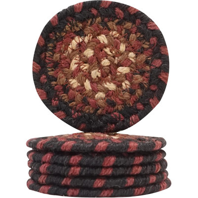 Ensemble de 6 sous-verres en jute de qualité supérieure pour table