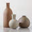 Rustic Farmhouse Ceramic Vase Set Of 3-700326761
