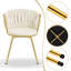 Dining Room Chairs, Kitchen Chairs, Living Room Chairs, With Metal Frame, Ergonomic, 360° Rotation, For Kitchen, Living Room, Balcony, Velvet Seat-642139512-642139510