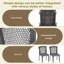Ensemble de 2 chaises empilables-1559963440