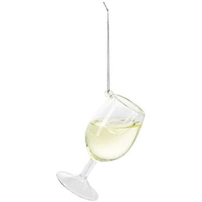 4 in. Glass Shatterproof Hanging Figurine Ornament