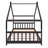 Twin Size House Bed Wood Bed-447190013-447190010