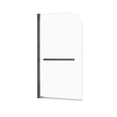 31 "Wx 55"H 180°Swivel Tub Screen Panel Shower Door