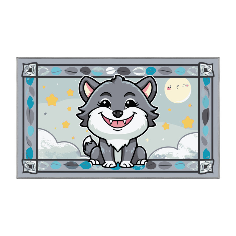 Tapis de vacances d'Halloween The Holiday Aisle®, Rectangulaire 8 pi x 12 pi