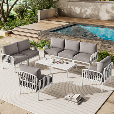 9 Piece Patio Conversation Sets