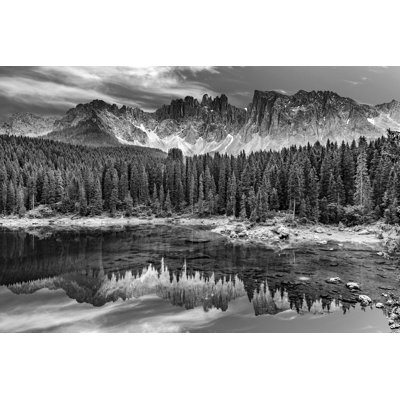 Perfectly Clear Emerald Lake by Travelview - Wrapped Canvas Print
