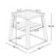 Tables de patio à plusieurs niveaux avec rangement, bois d'acacia et métal, style moderne pour l'extérieur-1880279440