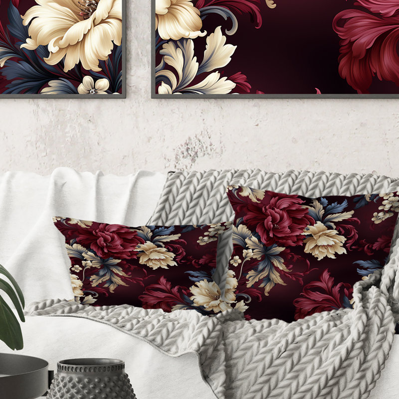Coussin Regency, H 16 po x l 16 po