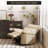 Oversized Manual Recliner, PU Leather Recliner Chair with 1.5X Sponge Filling and Easy Recline Mechanism-1594393599