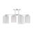 Herron 4-Light Ceiling Light in Polished Chrome-397403034