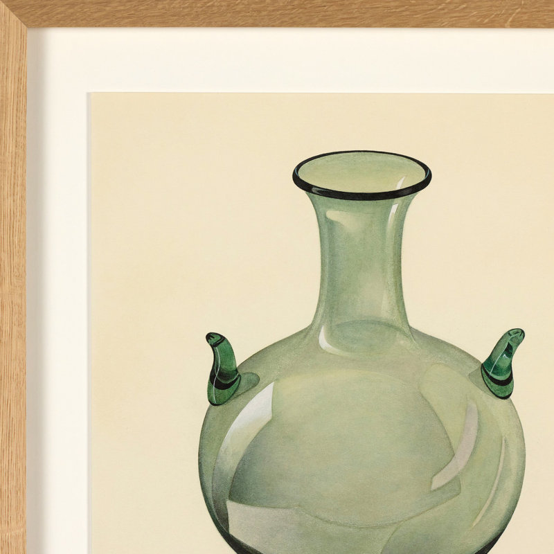 Green Vase by Edward White, 18"H x 15.5"W