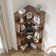 Afeef Corner Bookcase Corner Bookshelf Large Display Rack Storage Organizer