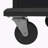 Creg Rolling Mobile Kitchen Island Cart with Drop-Leaf Top, Pull-Out Storage, and Locking Casters-1799096569