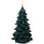 Bougies pour arbre de Noël sans flamme DEL scintillantes - 7,25 po - vert - ensemble de 3-119978910