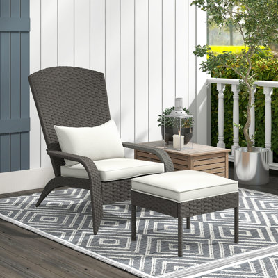 Chaise Adirondack en résine Raymier
