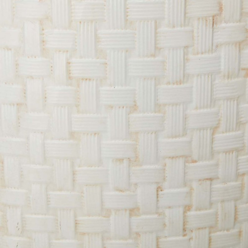 Metal Weave Tree Collar, White