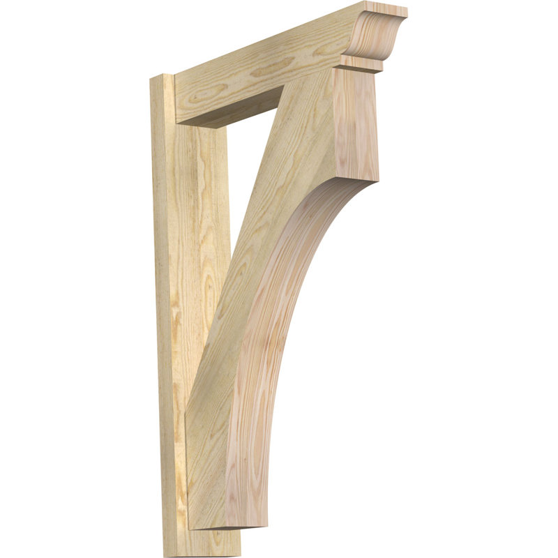 Persienne en bois Westlake, Sapin Douglas de 8 po (sciage brut), P 26 po x H 38 po