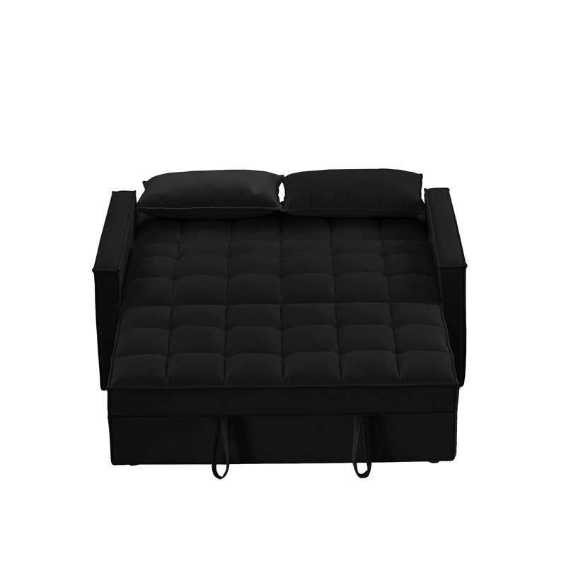 Canapé-lit confortable pour deux personnes au design élégant pour la détente