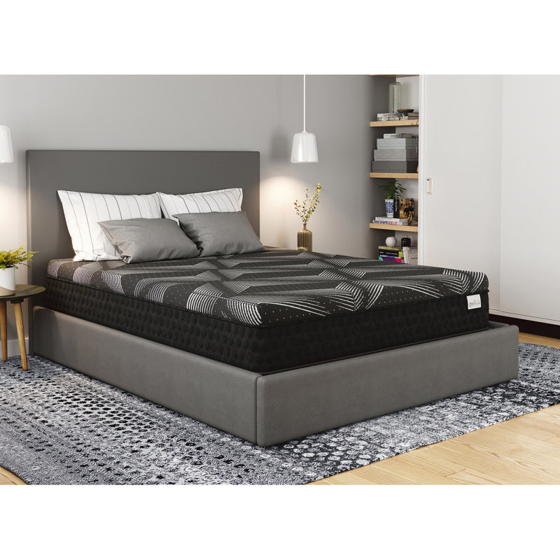 Grand matelas 11 po en cuivre ferme, blanc, 60 po x 80 po x 12,5 po, 98 lb, 11.23", Grand lit