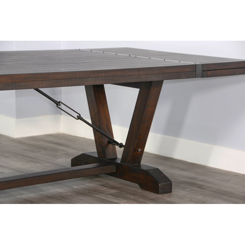 Sunny Designs Yellowstone Folding Leaf Extension Dining Set