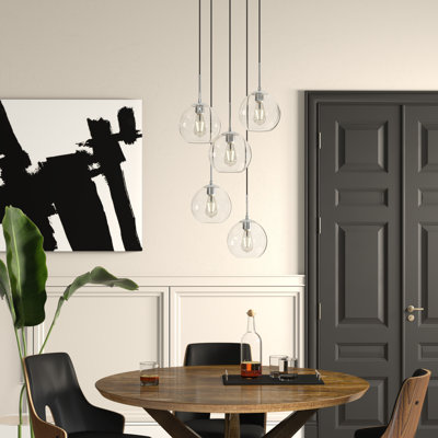 Janna 5-Light Globe Cluster Pendant